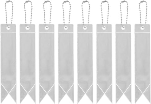 PATIKIL Reflector Tag Pendant, Reflective Safety Keychain Gear for Cycling and Running