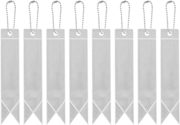 PATIKIL Reflector Tag Pendant, Reflective Safety Keychain Gear for Cycling and Running