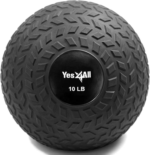 Yes4All Slam Balls, 10-40lb Weighted Ball Weight, Durable PVC Sand Filled Workout
