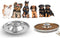 Puppy Bowls for Litter, 2 Stainless Steel Puppy Feeding Bowls, 11.5'' Food Feeding Weaning Bowl for Small Medium Pets