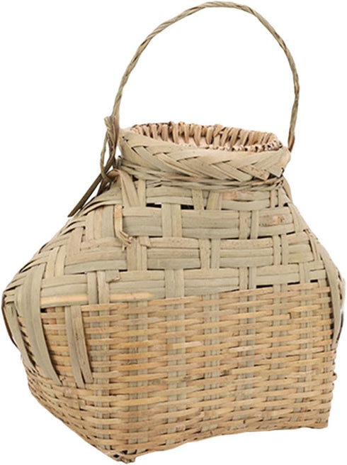 Durable Woven Shrimp Basket for Fishing and Camping