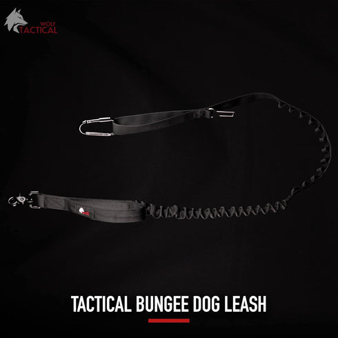 WOLF TACTICAL Bungee Dog Leash - No Pull Heavy Duty Leash for Large Dogs