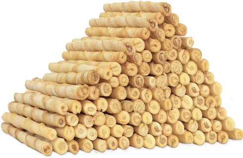 MON2SUN Dog Rawhide Twist Sticks Chicken Flavor 5 Inch Thin Sticks Rawhide