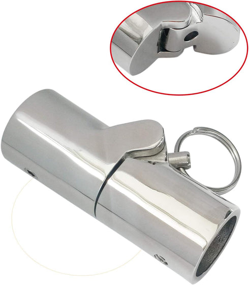 keehui 316SS Marine Grade Boat Pipe Connector, Stainless Steel Swivel Coupling