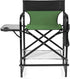 Pinikuyiro 26" 264LBS Tall Folding Chair Directors Chairs High Foldable Bar Stool with Side Table Cup Holder