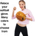 Softball and Baseball Glove Lace Kit - Mitt Leather Lacing Repair in Baseball Gloves, Deluxe Relacing with 2 Leather