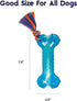 Petstages Orka Bone Dog Chew Toy, Royal Blue Treat-Dispensing