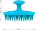 Blue Dexas BrushBuster Silicone Dog Grooming Brush