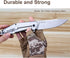 Ruike Folding Pocket Knife, Frame Lock, EDC Camping Tactical Small Belt Clip Fishing Hiking Gear Tool