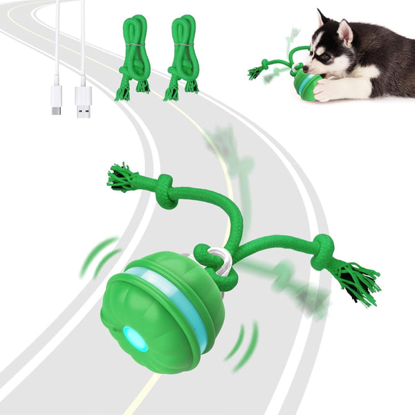 Sofolor Interactive Dog Toys, Motion Activated Automatic Rolling Ball Toys, Squeaky Dog