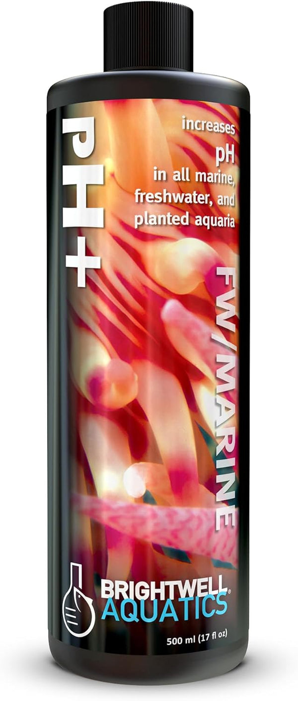 Brightwell Aquatics pH+ Alkalinity and pH Booster for Marine & Reef Aquariums