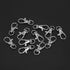 Pssopp 12Pcs Metal Hook Clip for Pet Birds Cage, Iron Anti-Escape Door Buckle Lock Claw Snap Hook