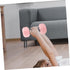 2pcs 0.4lb 4.52 1.69 1.49inch, Totority Mini Dumbbells for Kids Silicone Hand Weights, Pink Toddler Exercise Toys, Home