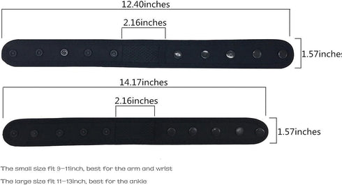 Wanty Adjustable Buckle Arm Bracelet Wear Band Ankle Wristband Band with Mesh Pouch for Fitbit ONE/Fitbit Flex 2/ Fitbit ALTA/ALTA HR/Activity Tracker/Garmin Fitness Band (11 inch) by Wanty