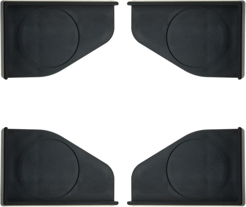 4PCS Black Plastic Fish Tank Corner Protector, Aquarium Glass Angle Cover for Home