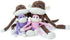 ZippyPaws Spencer The Crinkle Monkey Dog Toy - Pink, Small, Plush Toy with Squeaker and Crinkle