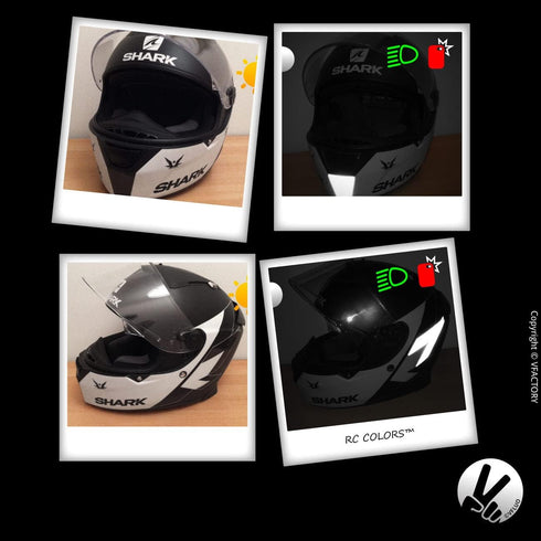 VFLUO Reflective Sticker Sheet for Bike, Motorcycle, Scooter, Helmets, Stroller - Multi-use DIY Adhesive Board