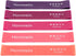 Resistance Bands for Working Out, 5 Resistance Levels for Home Fitness, Strength Training, Includes Guide and Carry Bag