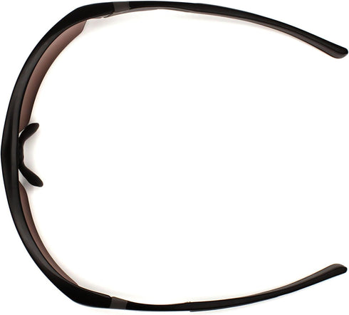 Venture Gear Tensaw Safety Glasses with Black Frame and Forest Gray Anti-Fog Lens