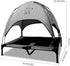 Floppy Dawg Just Chillin' Elevated Dog Bed, Cool Cot with Removable Canopy Shade, Lightweight & Portable, Indoor/Outdoor