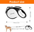 Retractable Dog Leash with Chew Proof Cable and LED Flashlight, 16Ft Heavy Duty Leash for Small Medium Large Dogs