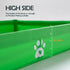 22x22 MEEXPAWS Dog Pee Pad Holder Tray Foldable, Puppy Pad Holder Liner Base High Side, Dog Litter Box Indoor for Pee