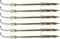 Stainless Steel Fish Hunting Arrows, Crossbow Fishing Arrows Pack of 6