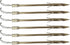 Stainless Steel Fish Hunting Arrows, Crossbow Fishing Arrows Pack of 6