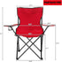 Generic Lightweight Camping Chairs for Adults, Portable Folding Lawn Chair Outdoor Beach Chair with Cup Holder & Carry