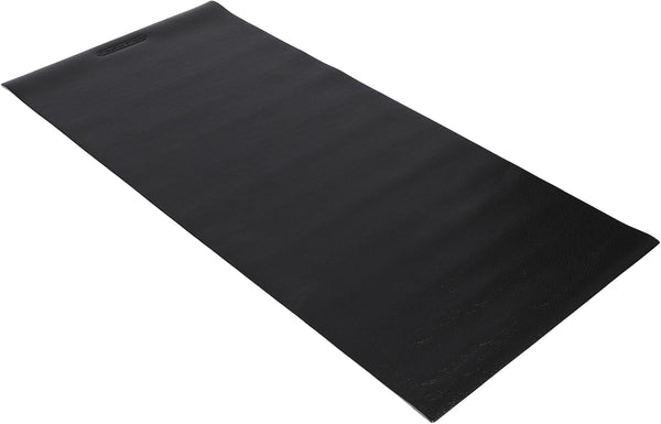 HolaHatha Lightweight Padded Exercise Mat, High Density PVC Foam Pad for Yoga and Workout Activity, Medium, Grey