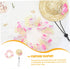 1 Set Mini Straw Hat and Flower Headband for Pets, Cat Floral Headpiece, Hawaiian Dog Hat, Puppy Grooming Accessories