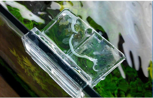 Haulonda 4pcs Clear Acrylic Aquarium Fish Tank Glass Cover Clip Support Holder (12mm)