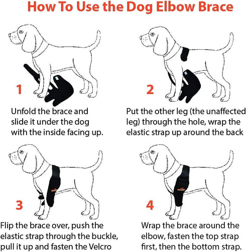 Elbow Elbow Elbow Elbow NeoAlly Dog Brace Protector Pads for Canine and Shoulder Support Hygroma, Dysplasia