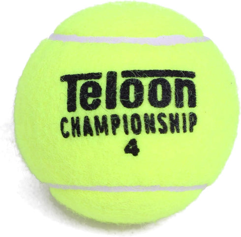 Teloon Extra Duty Championship Tennis Balls - Regular Duty Pressurized Felt Balls