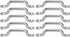 Pissente Boat Top Pad Eye, Pack of 10, 316 Stainless Steel Kayak Deck Loop Tie Down Anchor Point Set