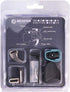 BICASTER Left-Handed Archery Finger Tab - Adjustable Leather & Aluminum