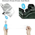 1 YUCHIYA Disposable Bags Dispenser with Silicon Belt Dog Poop Waste Bags Holder with Roll White Strawberry Scented