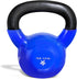 Yes4All Kettlebell Vinyl Coated Cast Iron, Great for Dumbbell Weights Exercises, Full Body Workout Equipment