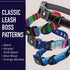 Leashboss Patterned Reflective Dog Collar, Colorful Triple Reflection Threads for Small, Medium and Large Dogs