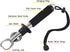 Lip Gripper With Scales - Professional Fish Holder, Stainless Steel Grabber, 40 Pound Weight Scale Tool