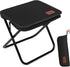 FAVREN Portable Folding Stool Chair Lightweight Compact Camping Stool with Carry Bag, Heavy