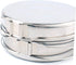 4pcs Set Backpacking Toddmomy Stainless Steel Cookware Portable Cooking Supplies for Outdoor Camping Hiking