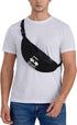 BXDEOOPWE This Is How I Roll Funny Golf Cart Leisure Waist Bag Outdoor Sports Running Waist Bag Business Travel Mobile