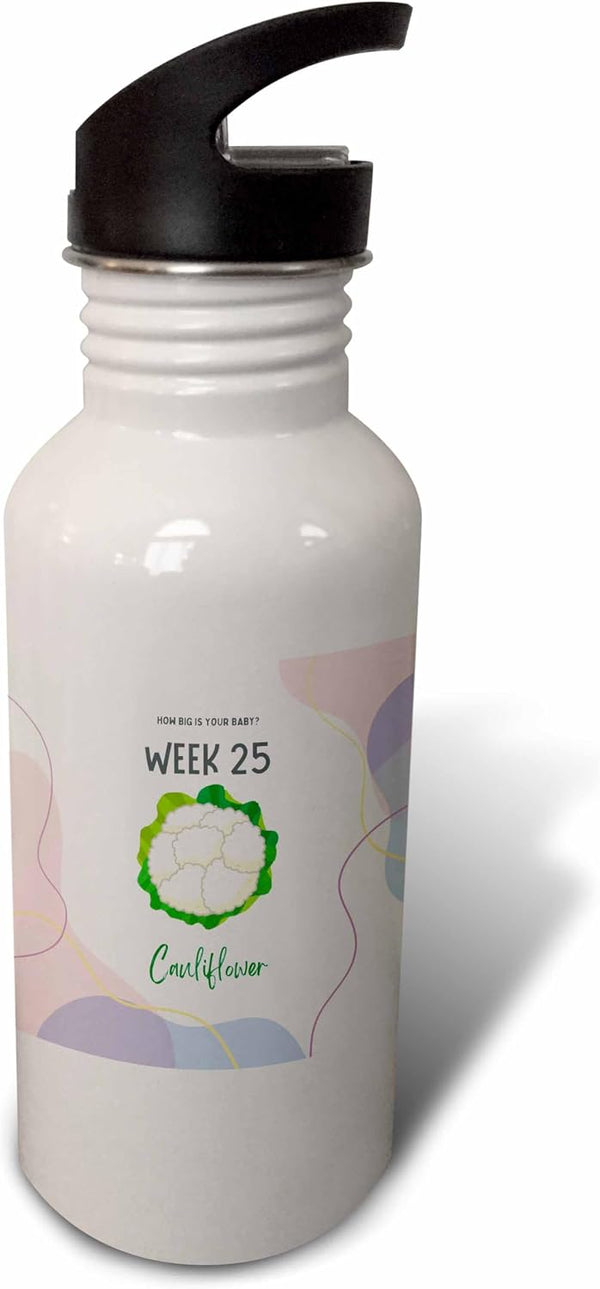 3dRose Image of Cauliflower How Big is Your Baby Week 25 -