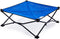 Coolaroo On The Go Cooling Elevated Dog Bed, Portable for Travel & Camping, Collapsible Storage, Medium, Aquatic Blue
