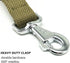 6ft Heavy Duty Tactical Dog Leash, Military Style Thick Nylon Strong K9 Dog Leash for Outdoor Walking Hunting Hiking, Coyote brown