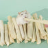 300g Chinchilla Snacks Sweet Bamboo Chew Toy for Rabbits Chew Sticks for Hamster Guinea Pig,Molar Treats Snack