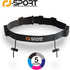 RJ-Sport Race Number Belt, Triathlon Race Belt Bib Holder with 6 Energy Gel Loops