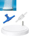 Pawfly Hemispherical Air Stone for Fish Tank, Round Micro Bubble Release Tool for Oxygen Diffuser