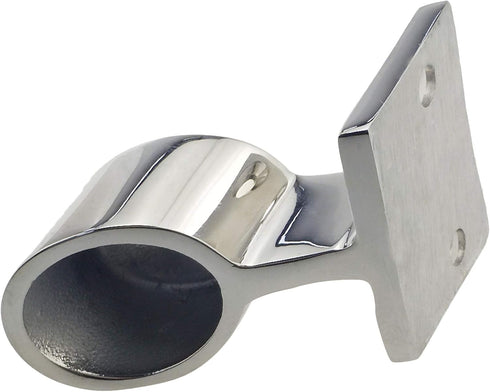 keehui Pair Heavy Duty 316SS 60° Marine Boat Stanchion Hand Rail Fitting LEFT-FRONT for 7/8" Tube